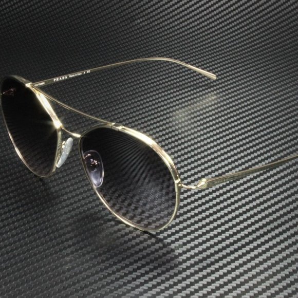 Prada Women's Pale Gold and Pink Sunglasses - Picture 1 of 4